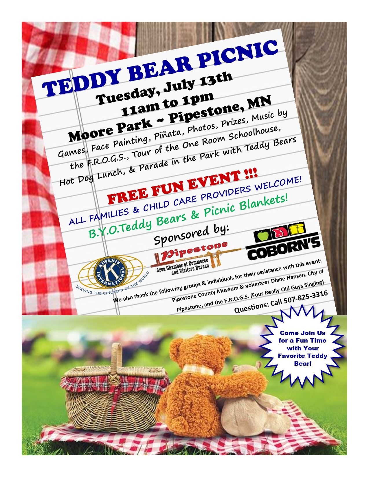 2021-07-13 Teddy Bear Picnic Poster