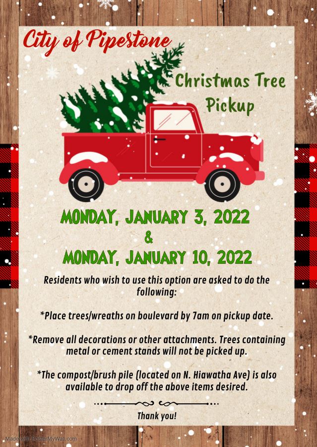 Christmas Tree Pickup 2022