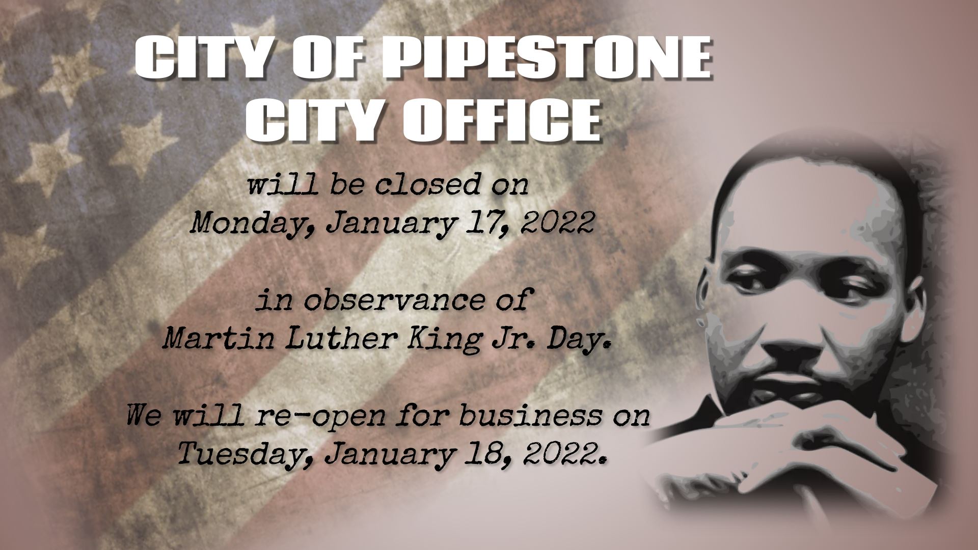 Martin Luther King Office Closed 2022