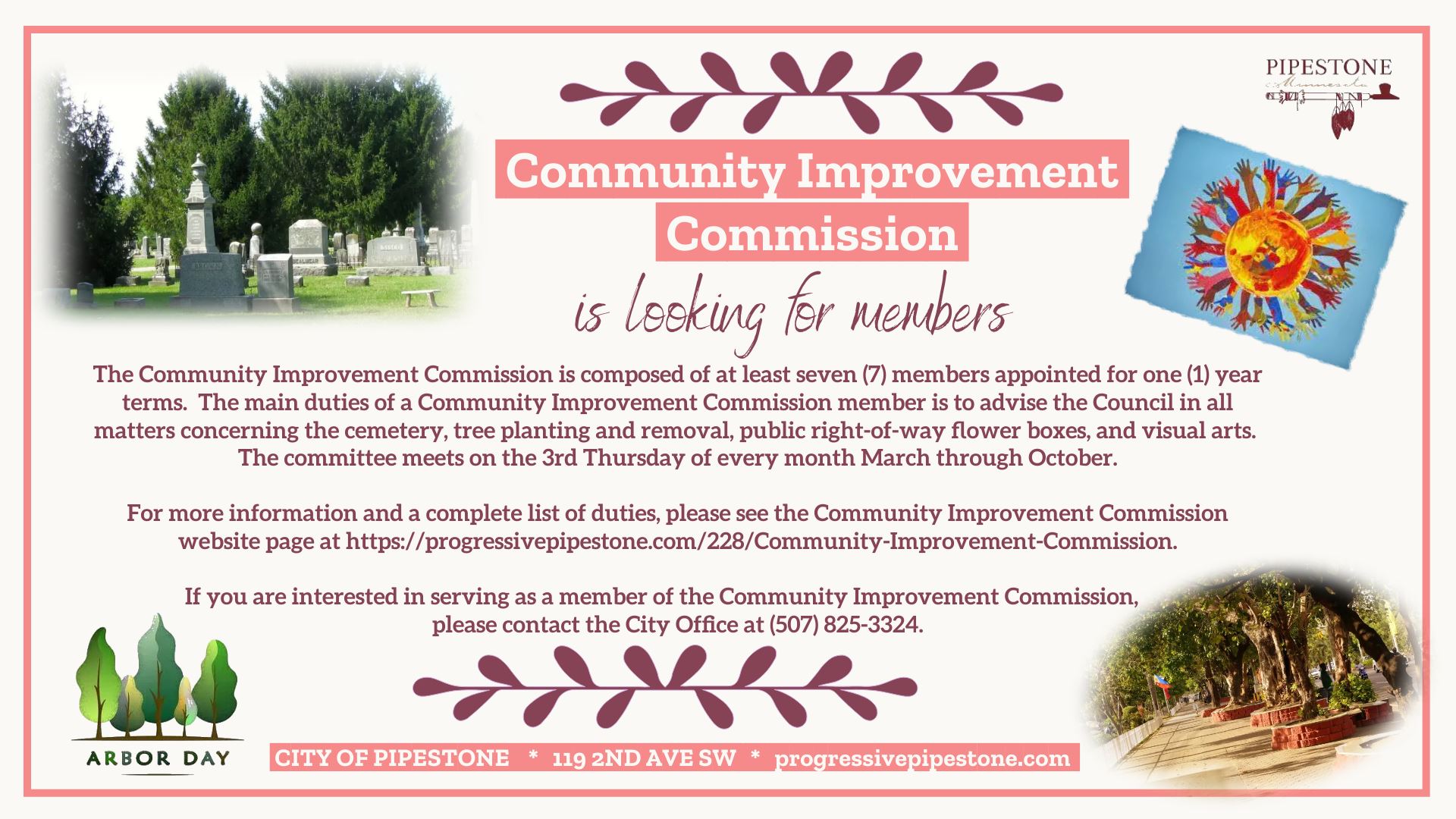 Comm Imp Commission Members Wanted