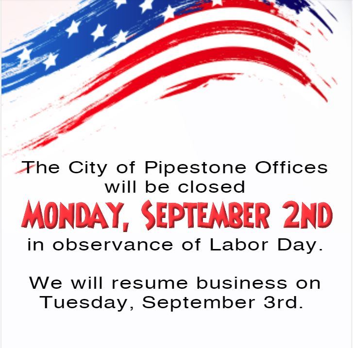 2019 Labor Day Closed