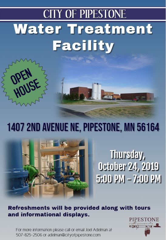 Water Treatment Facility Open House