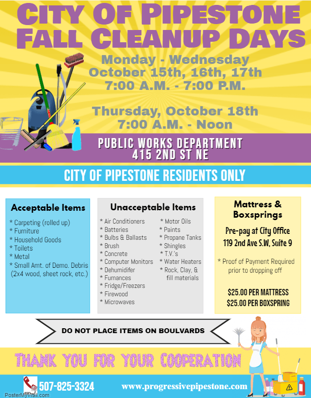 2018 Fall Clean up