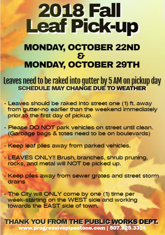 2018 Fall Leaf Pickup